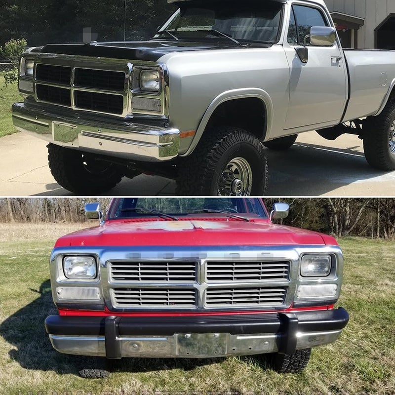 Tonsya For 1991 1992 1993 Dodge D150, D250, D350, W150, W250e, W350 Ramcharger,1991 Dodge D150S, W150S Front Parking turn signal lights housings Clear Lens #55026085, 55026084 - Image 5